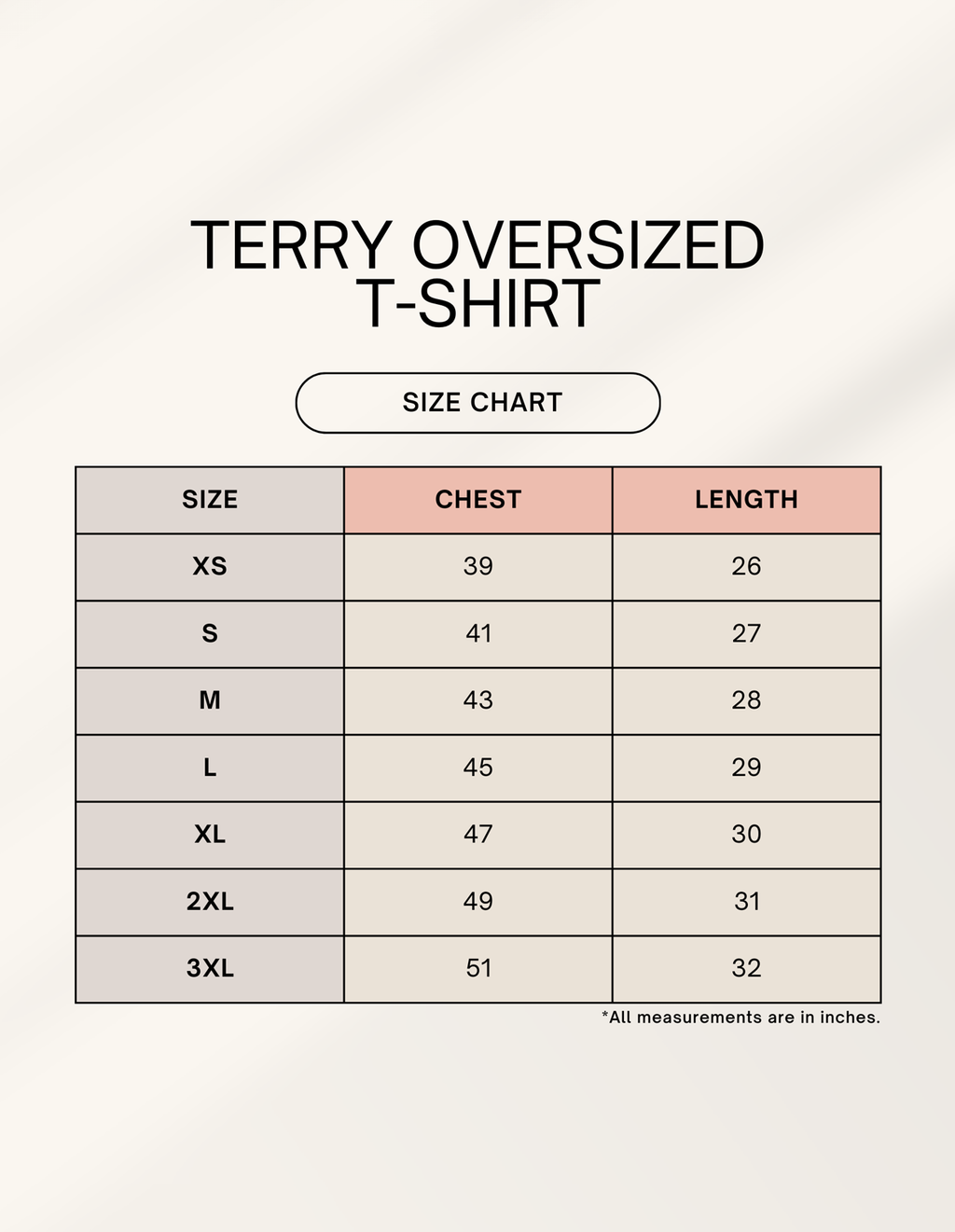 Tiger Terry Oversized Tee