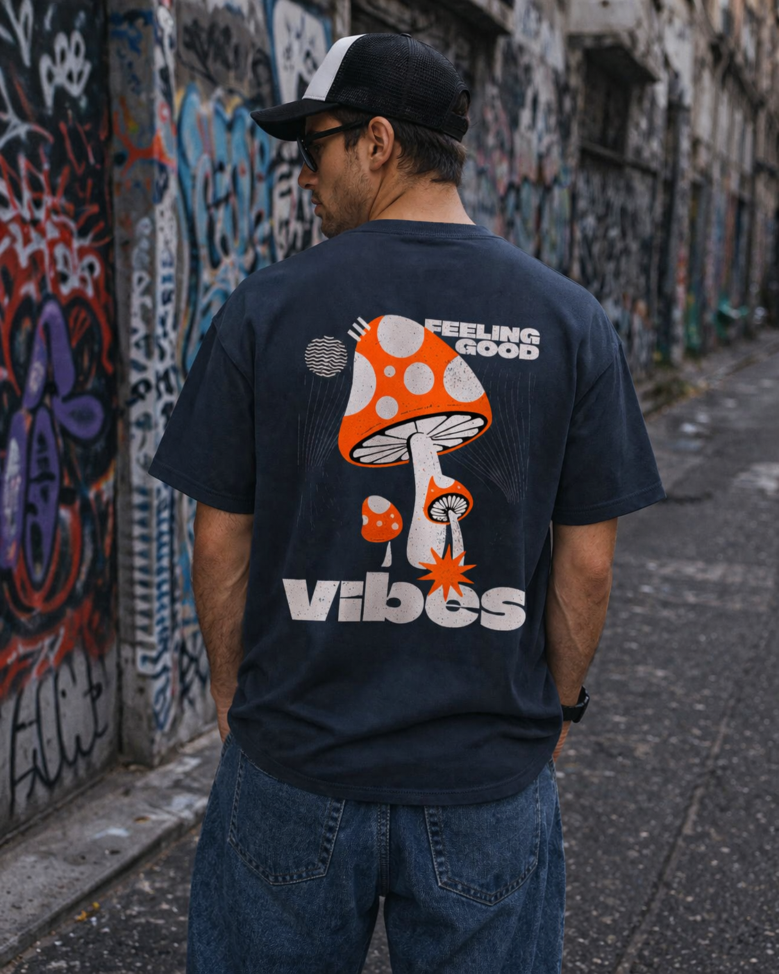 Good Vibes Unisex Oversized Standard T-Shirt