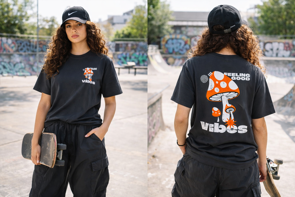 Good Vibes Unisex Oversized Standard T-Shirt