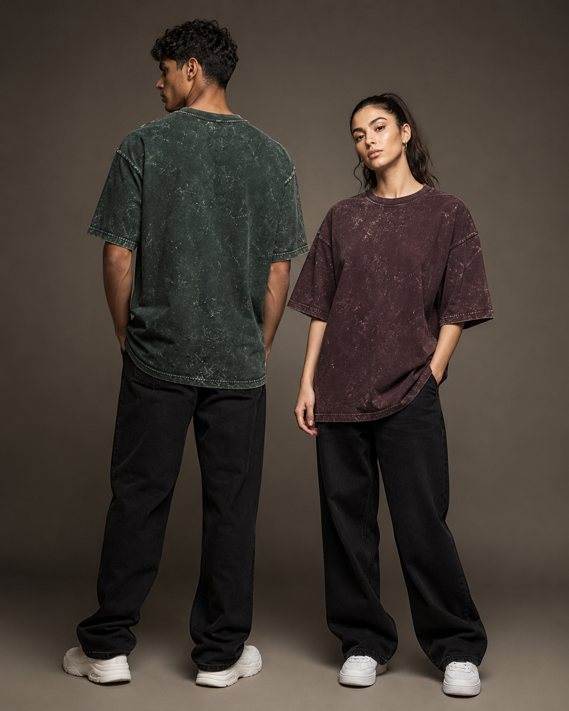 Acid Washed Oversized Tee