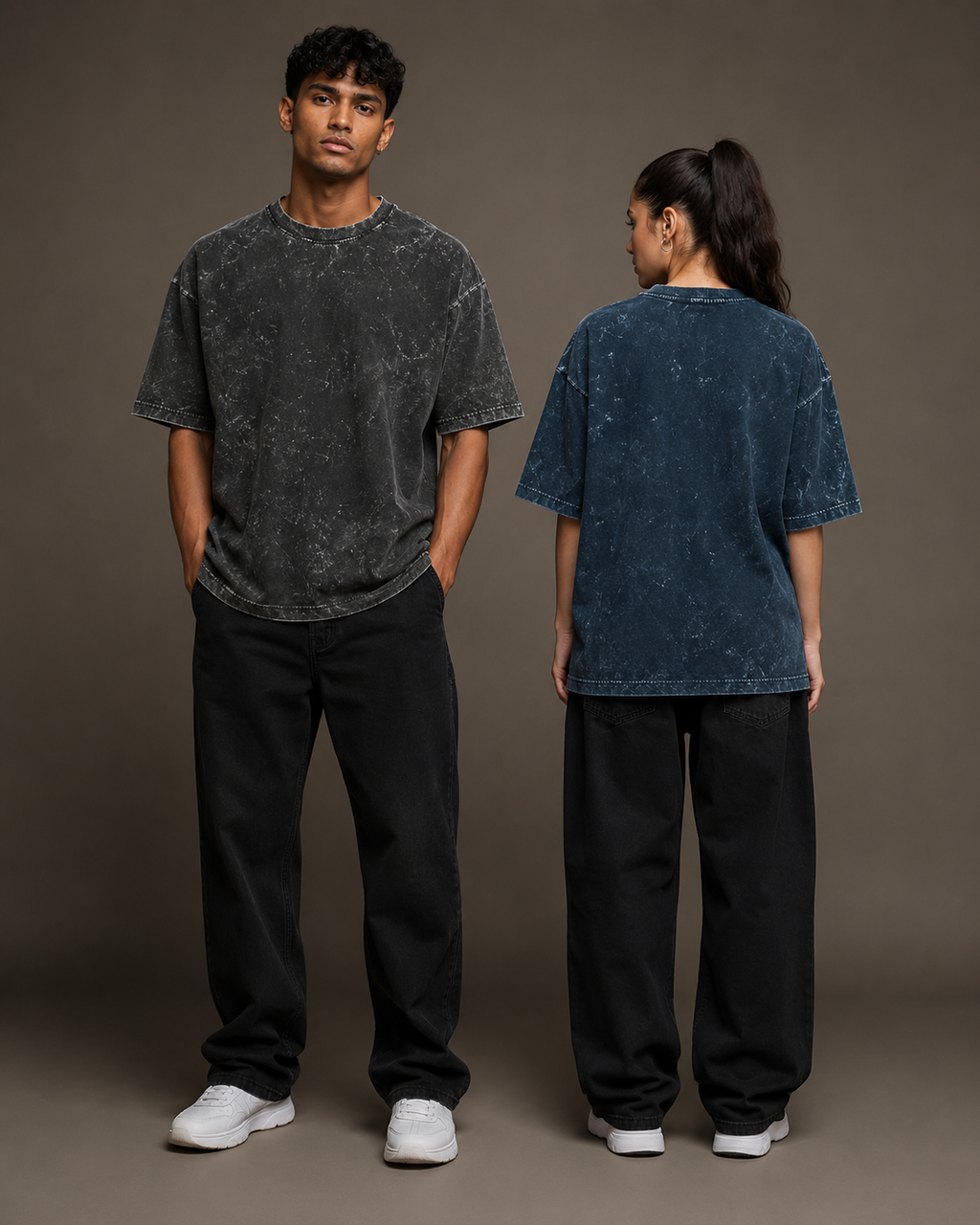 Acid Washed Oversized Tee