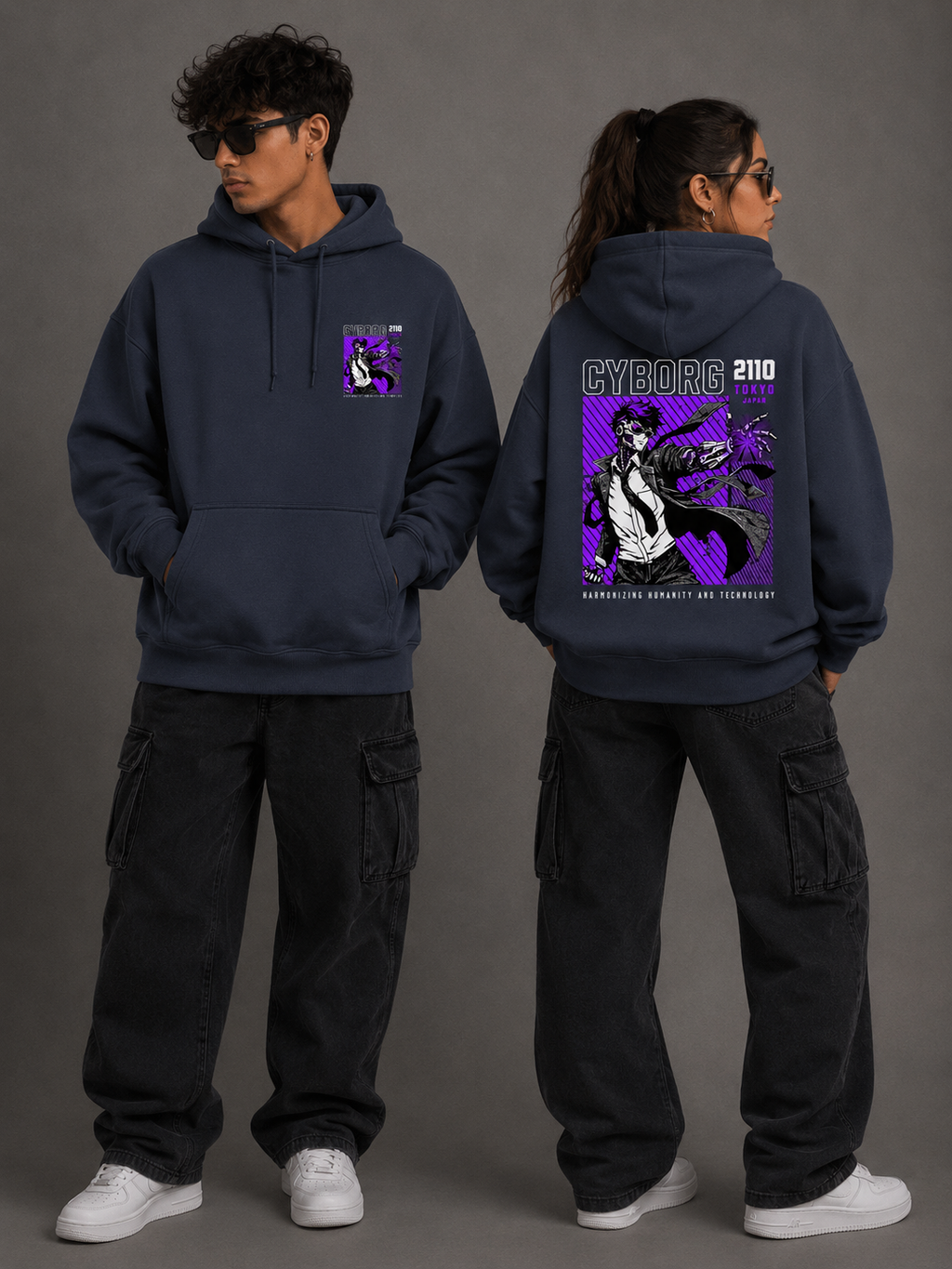 Cyborg Oversized Hoodie