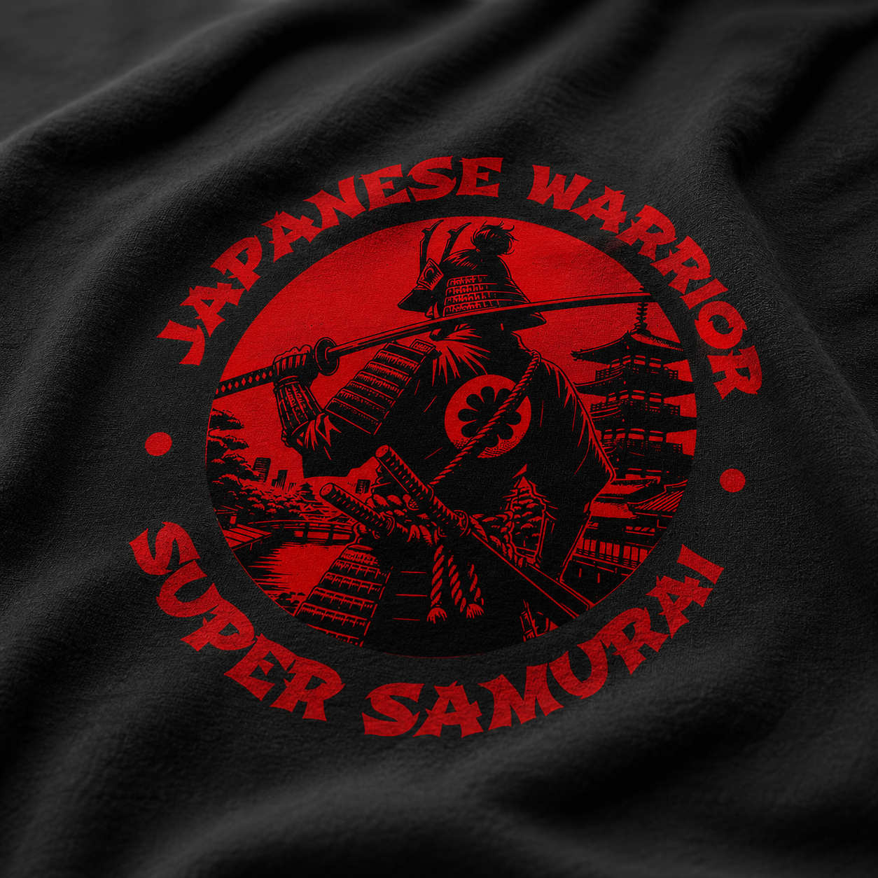 Samurai Warrior Terry Oversized Tee