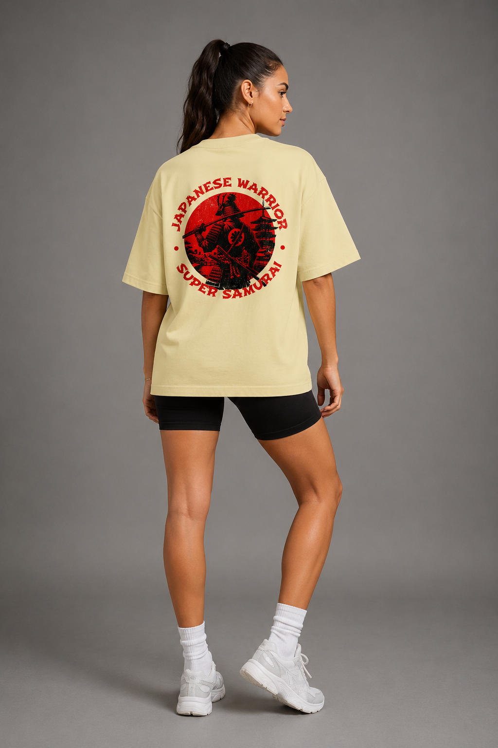 Samurai Warrior Terry Oversized Tee