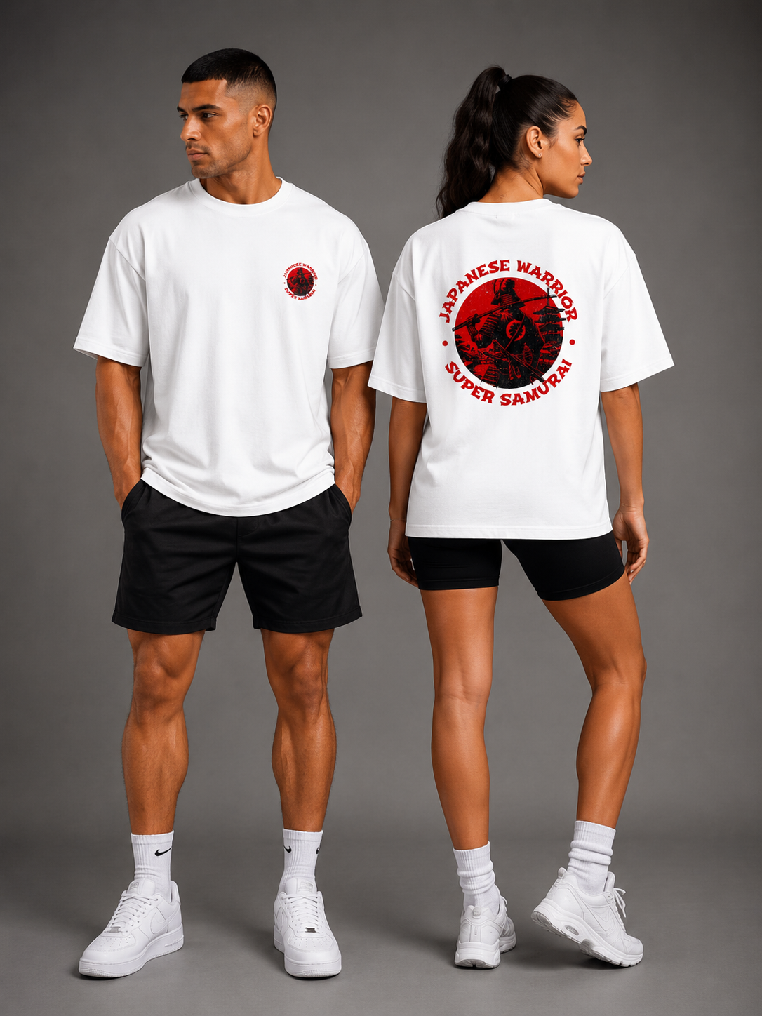 Samurai Warrior Terry Oversized Tee