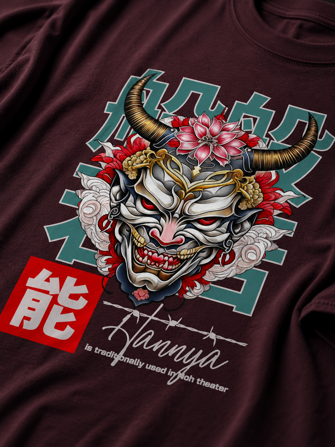 Hannya Unisex Oversized Classic T-Shirt