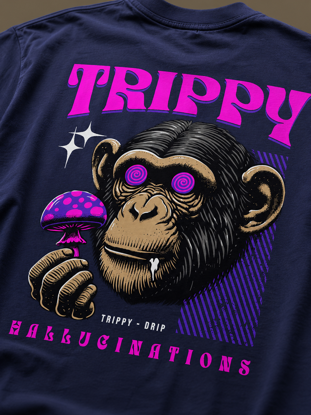 Trippy Chimp Classic Oversized T-Shirt