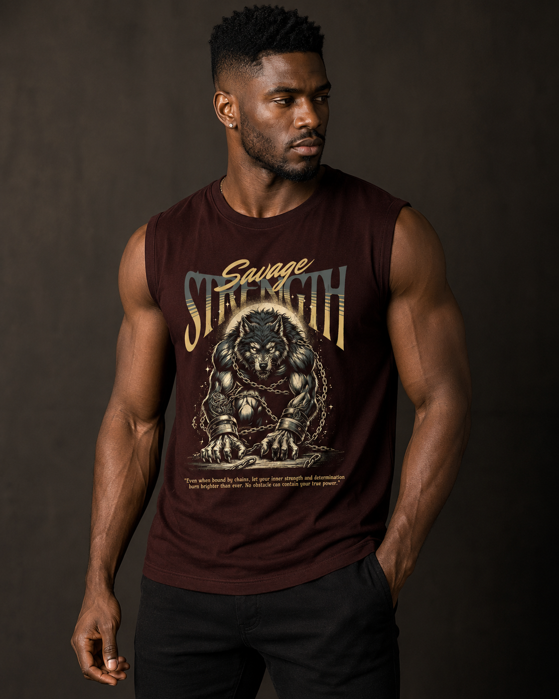 Savage Strength Men's Sleeveless T-Shirt