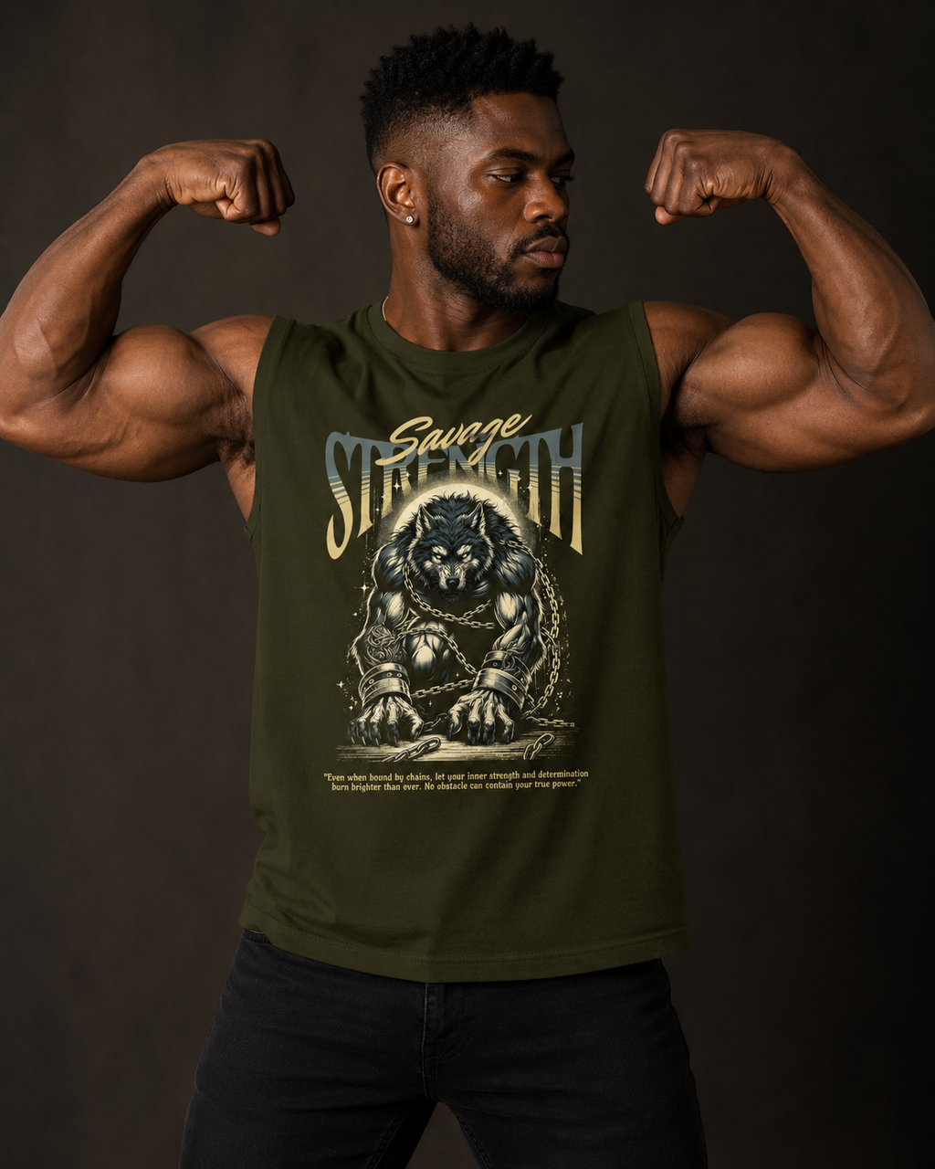 Savage Strength Men's Sleeveless T-Shirt