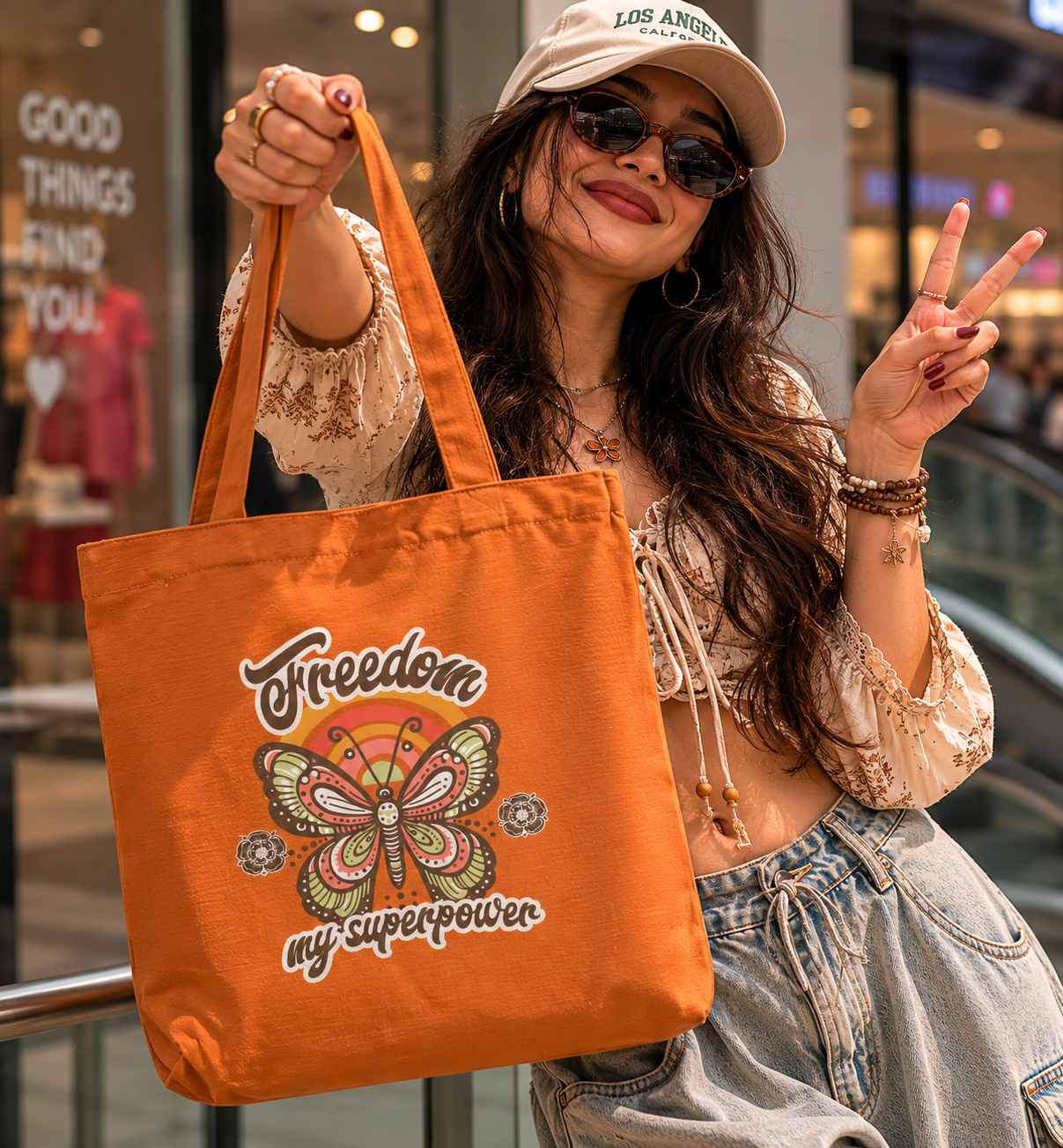 Superpower Tote Bag Zipper