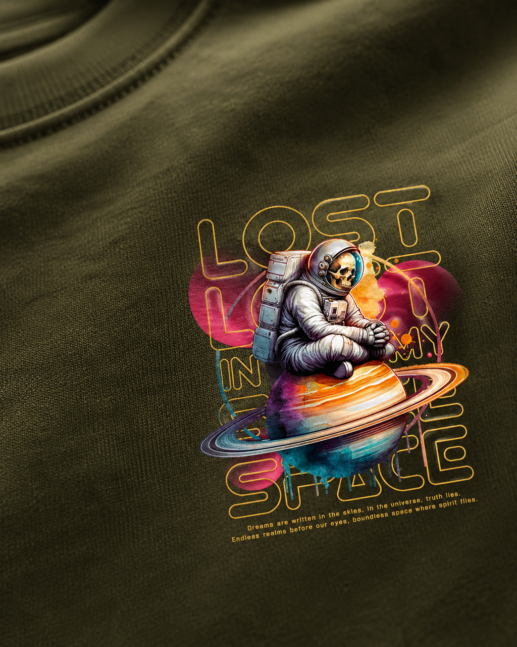 Lost in My Space Classic Oversized T-Shirt