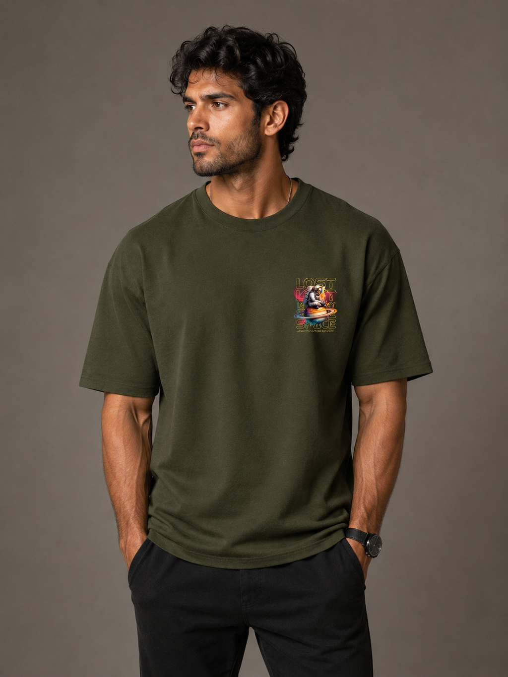 Lost in My Space Classic Oversized T-Shirt