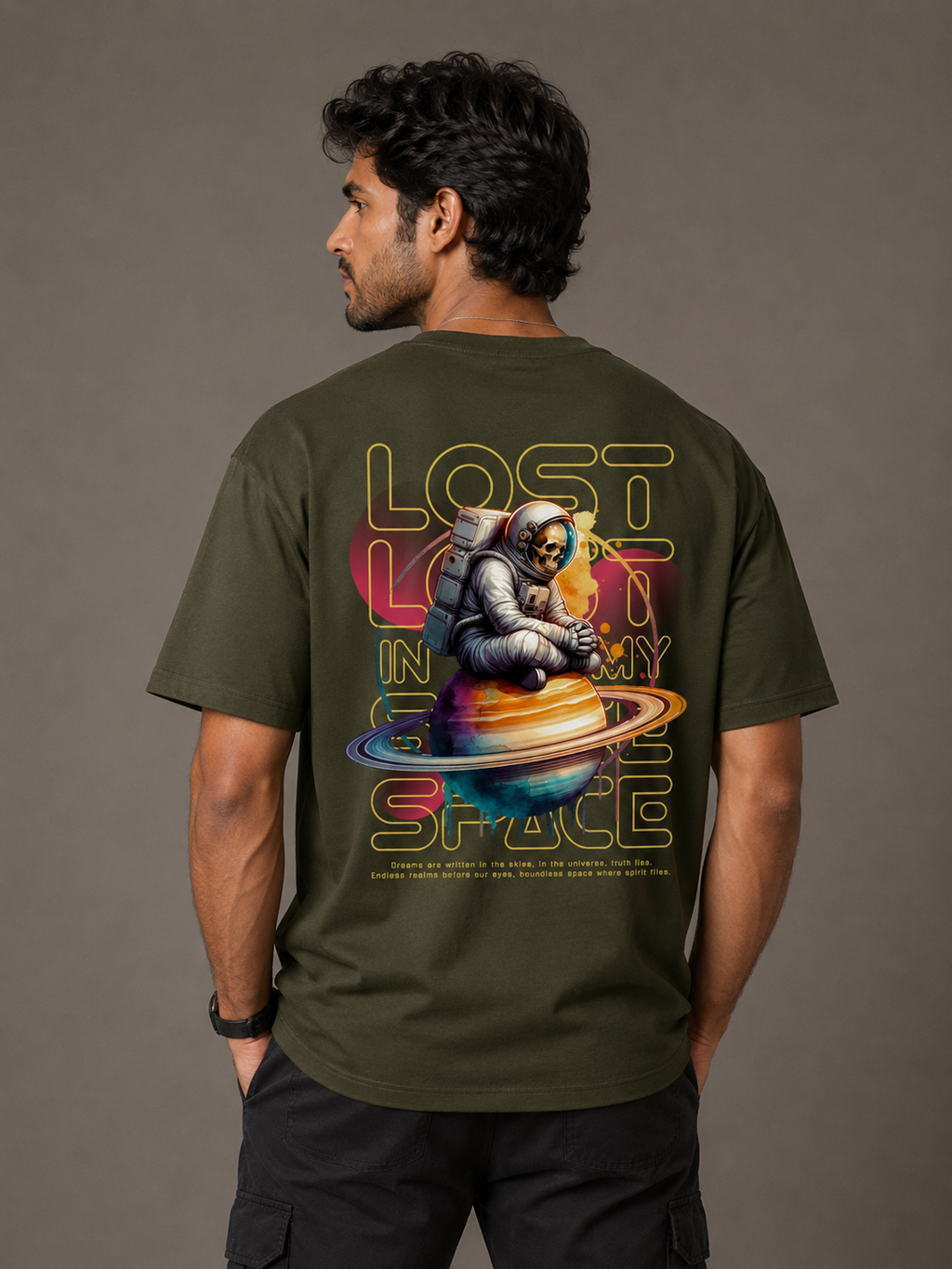 Lost in My Space Classic Oversized T-Shirt