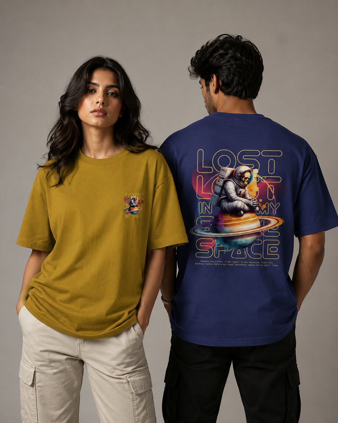 Lost in My Space Classic Oversized T-Shirt