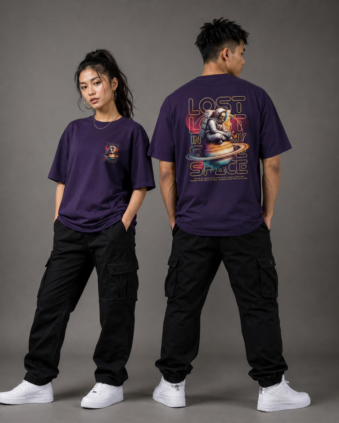 Lost in My Space Classic Oversized T-Shirt