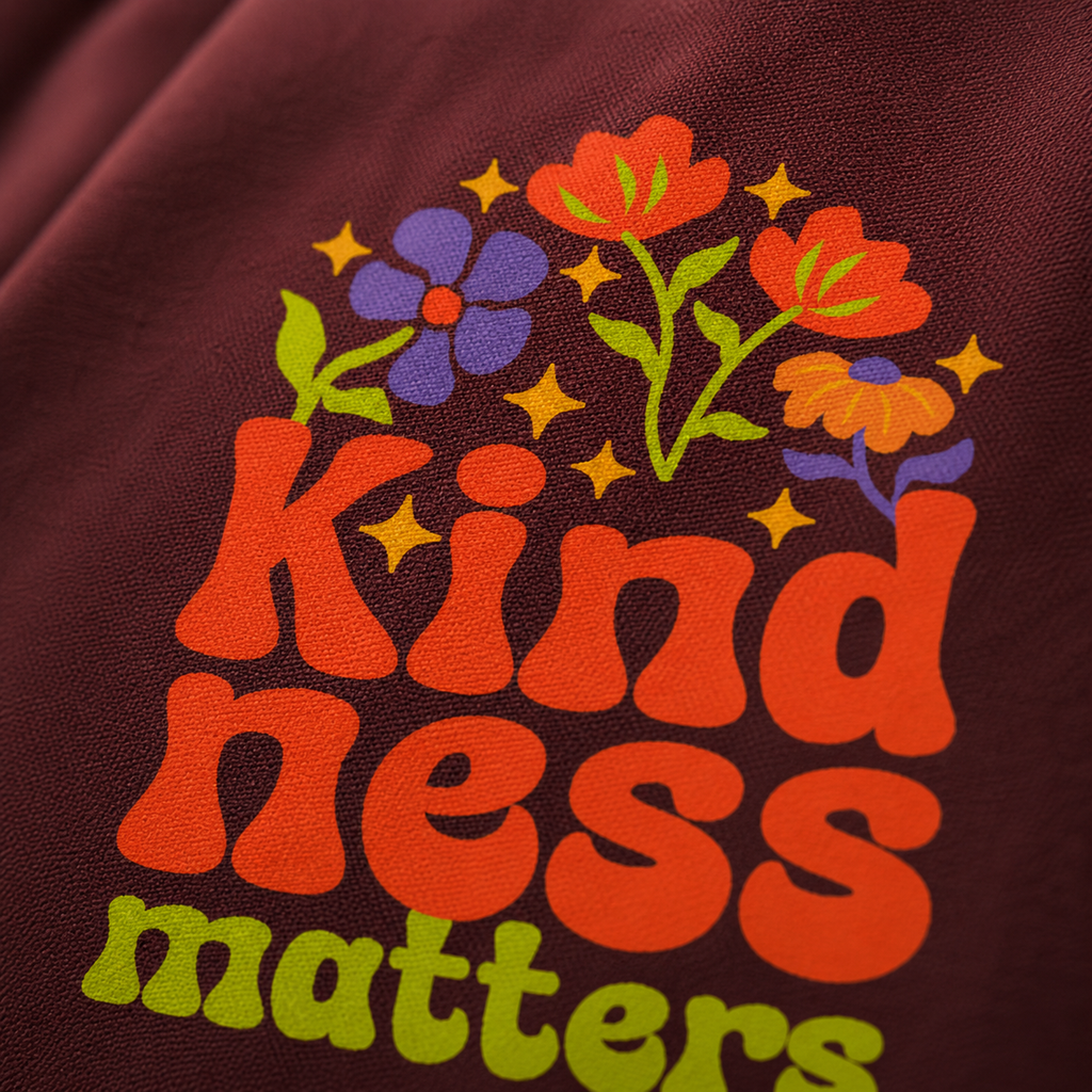 Kindness Matters Tote Bag Zipper