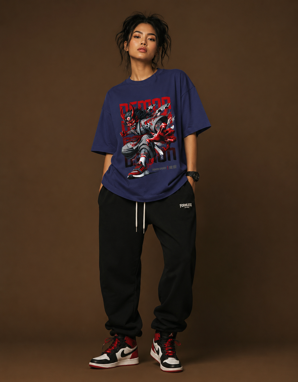 Demon Spirit Unisex Oversized Classic T-Shirt