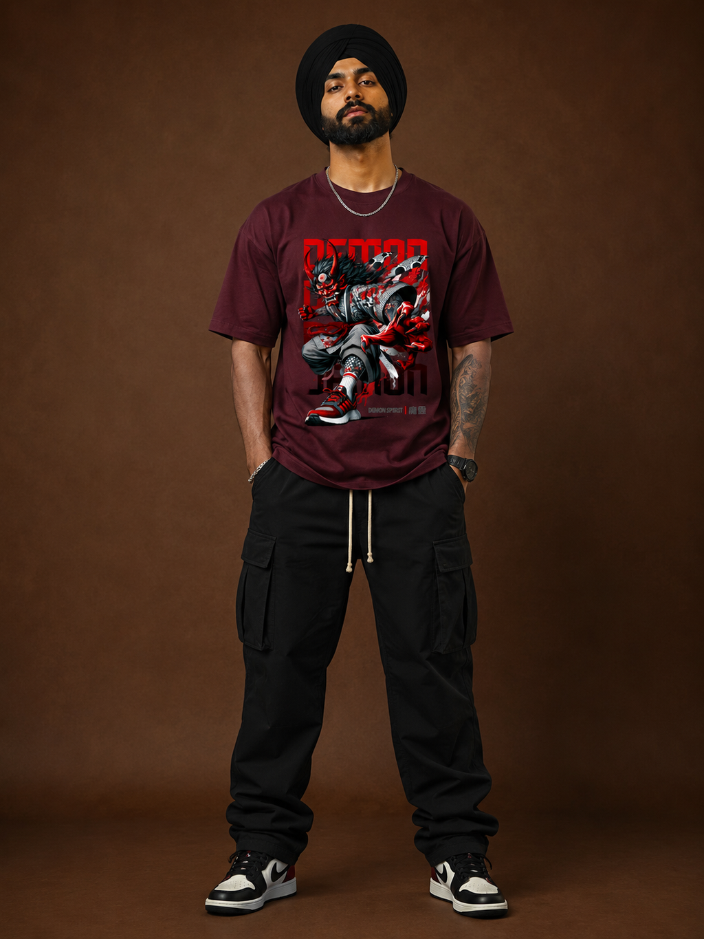 Demon Spirit Unisex Oversized Classic T-Shirt