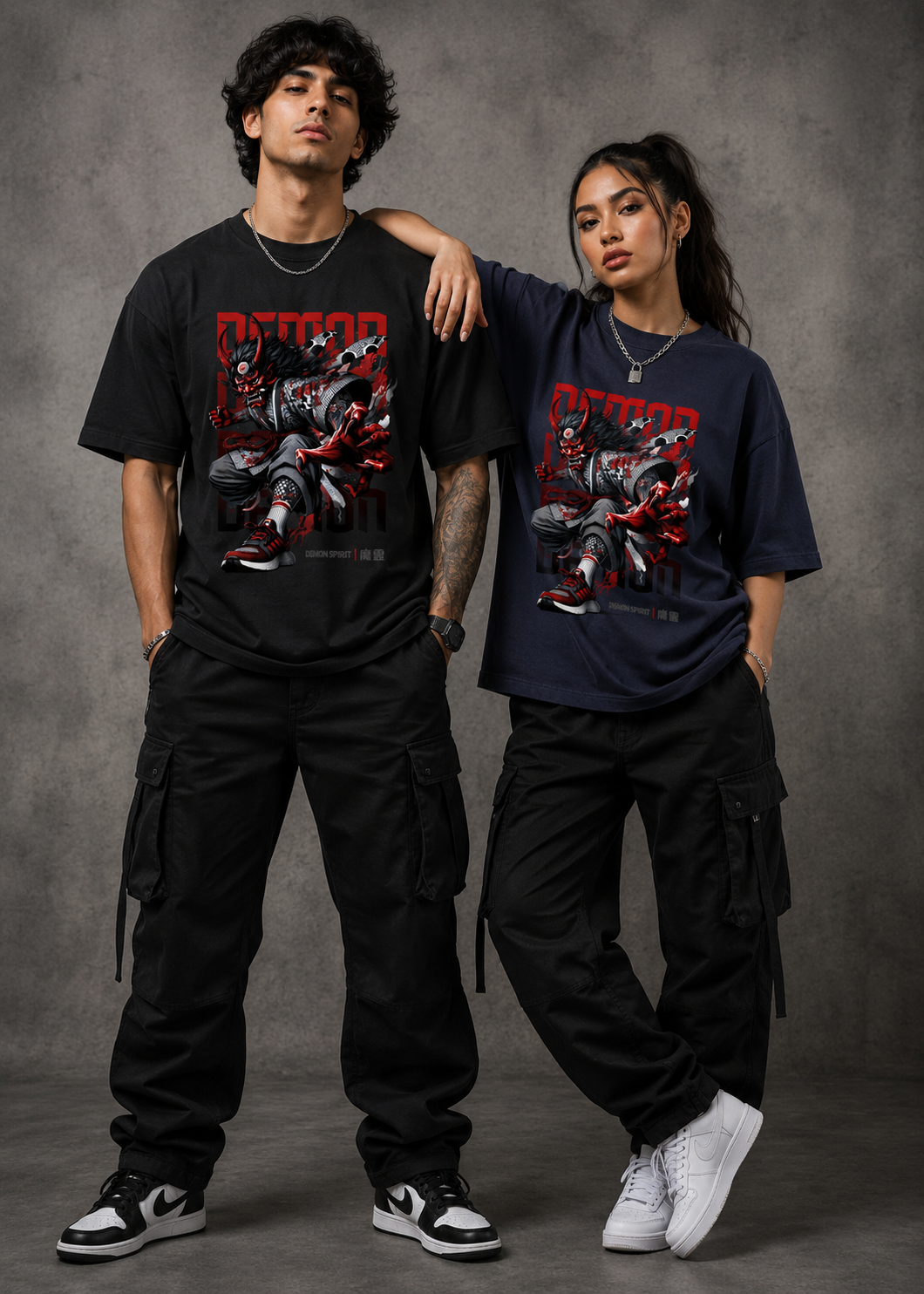 Demon Spirit Unisex Oversized Classic T-Shirt