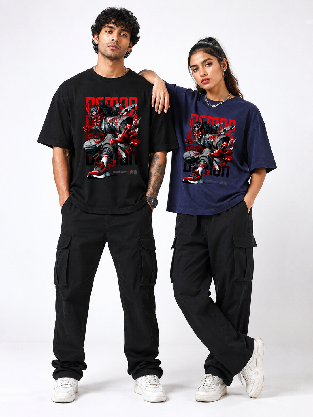 Demon Spirit Unisex Oversized Classic T-Shirt
