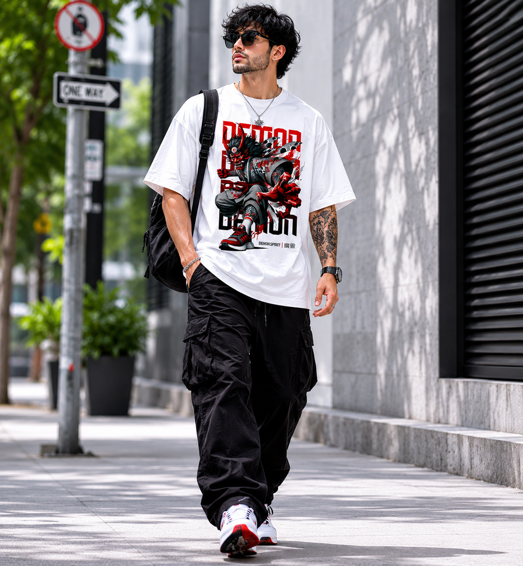 Demon Spirit Unisex Oversized Classic T-Shirt
