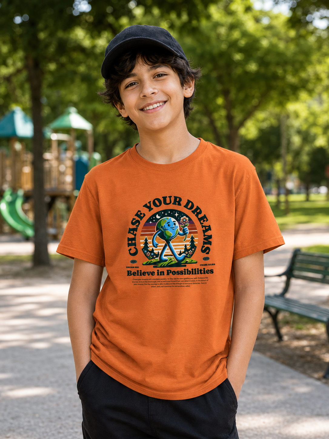 Boy's Crew Neck T-Shirt