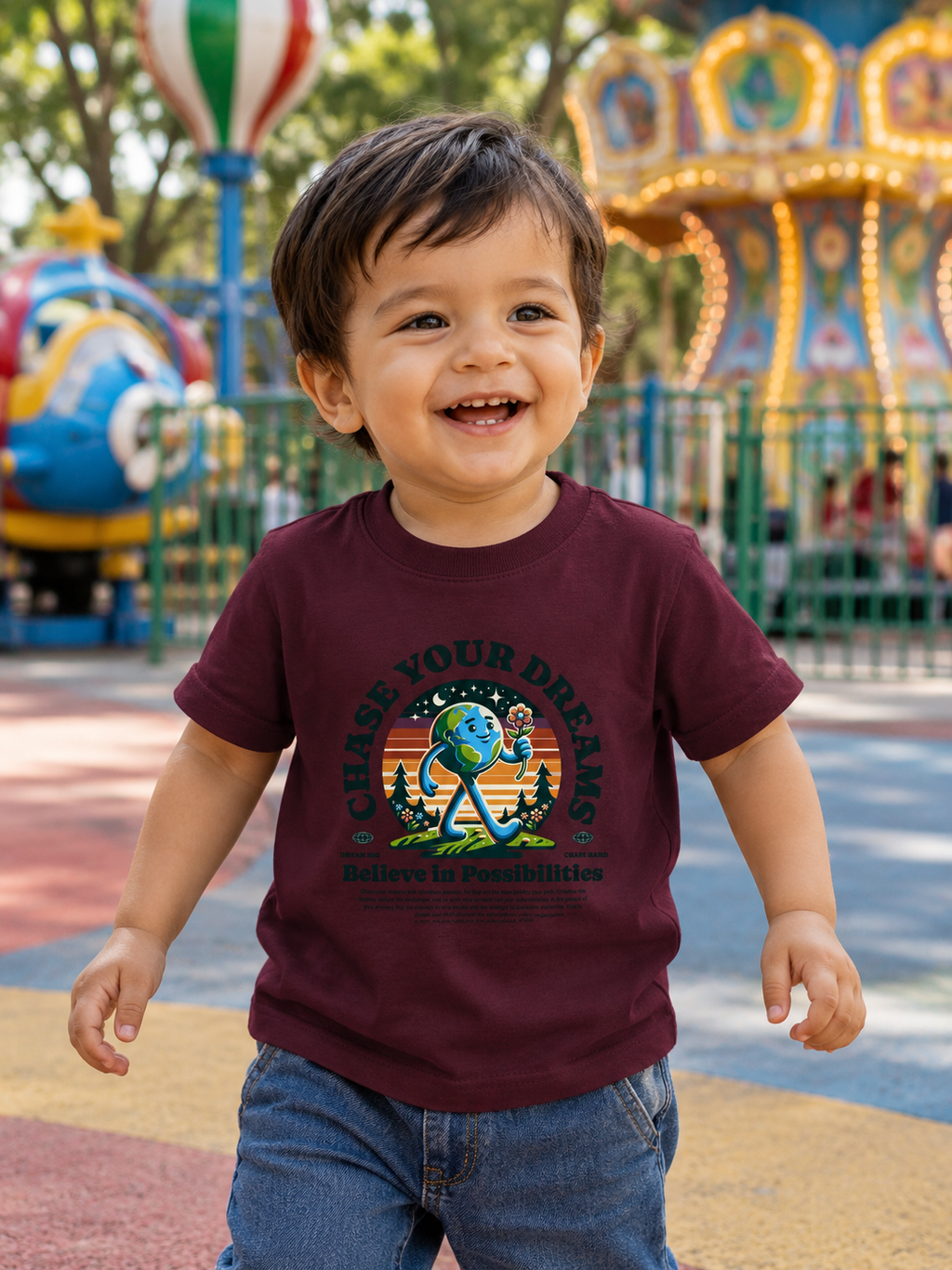 Boy's Crew Neck T-Shirt