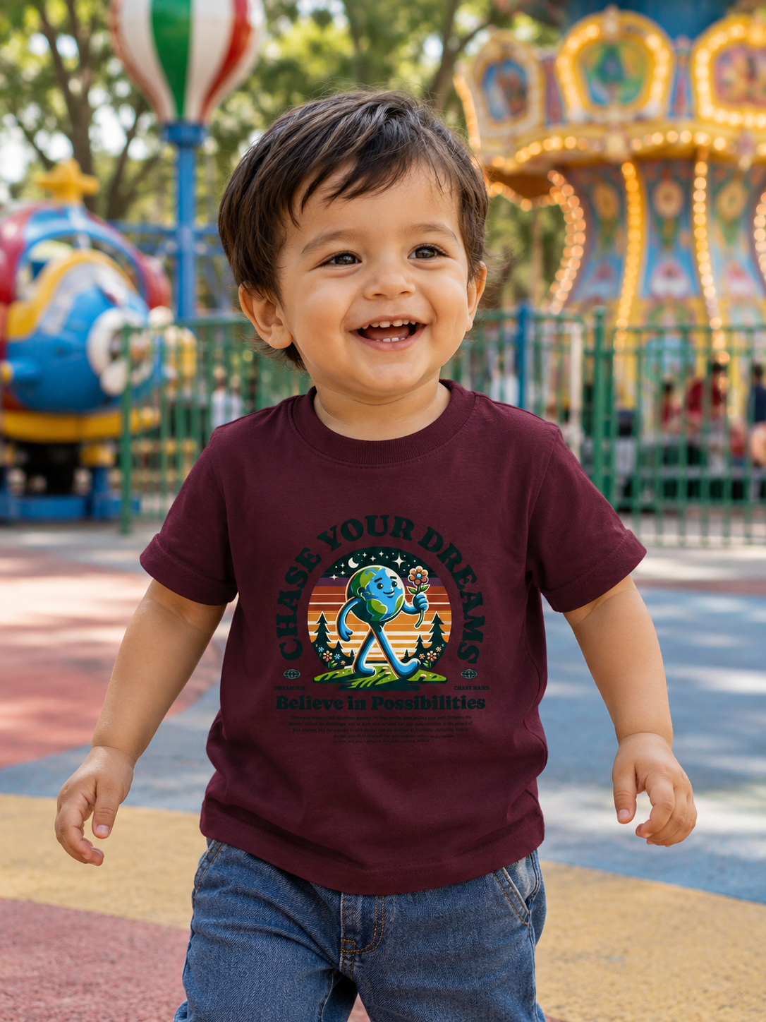 Boy's Crew Neck T-Shirt