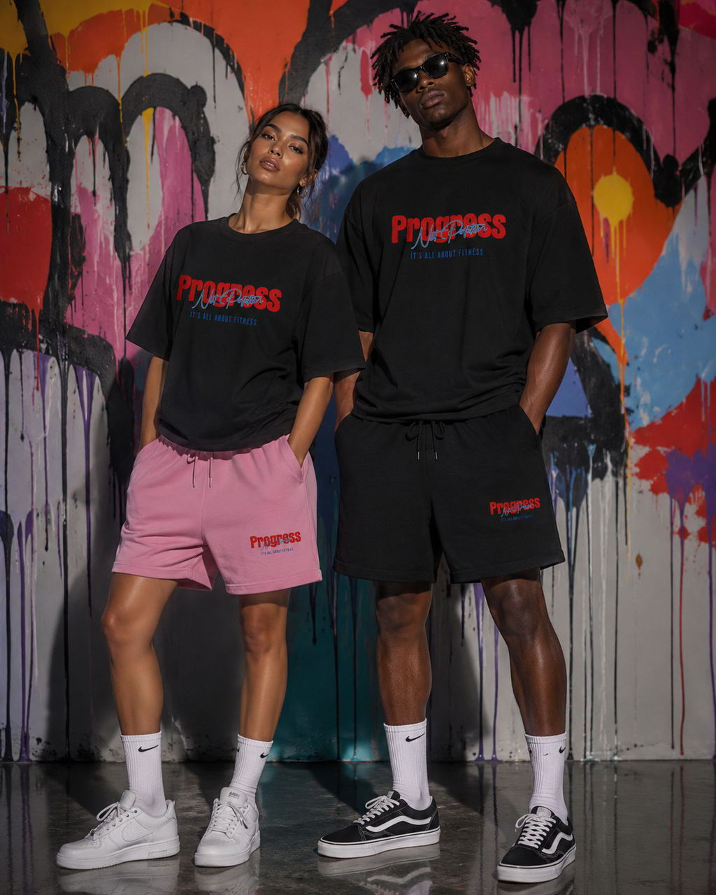 Progress, Not Perfection Terry Shorts