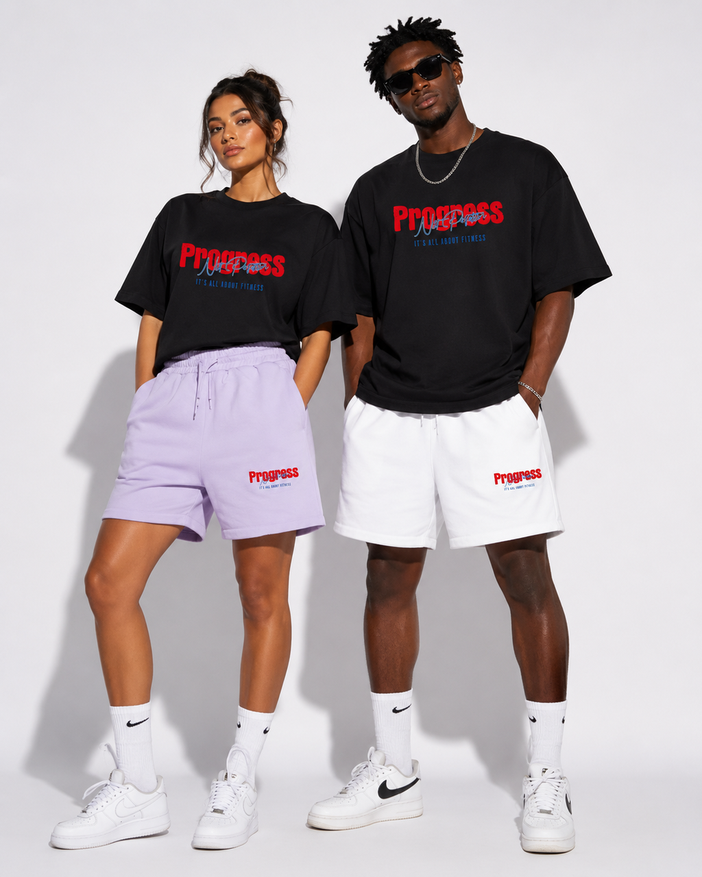 Progress, Not Perfection Terry Shorts
