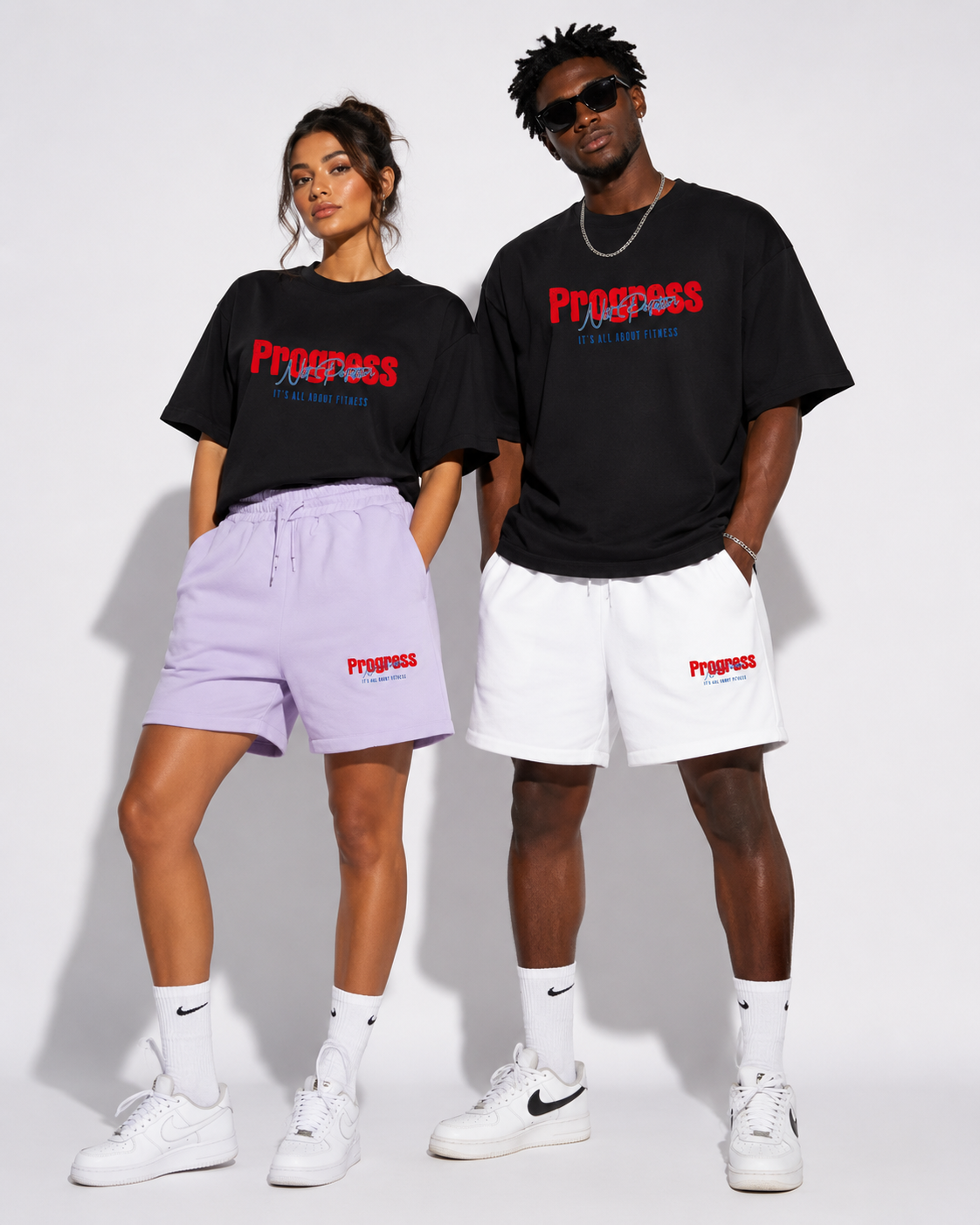 Progress, Not Perfection Terry Shorts