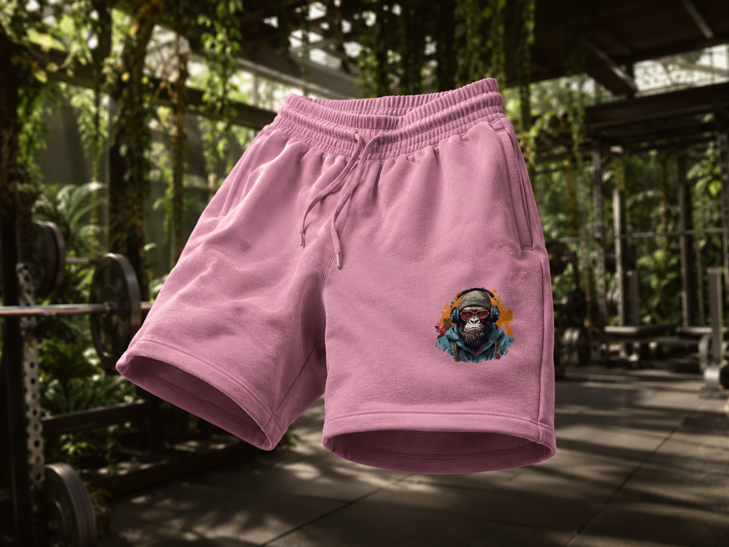 Monke!! Terry Shorts