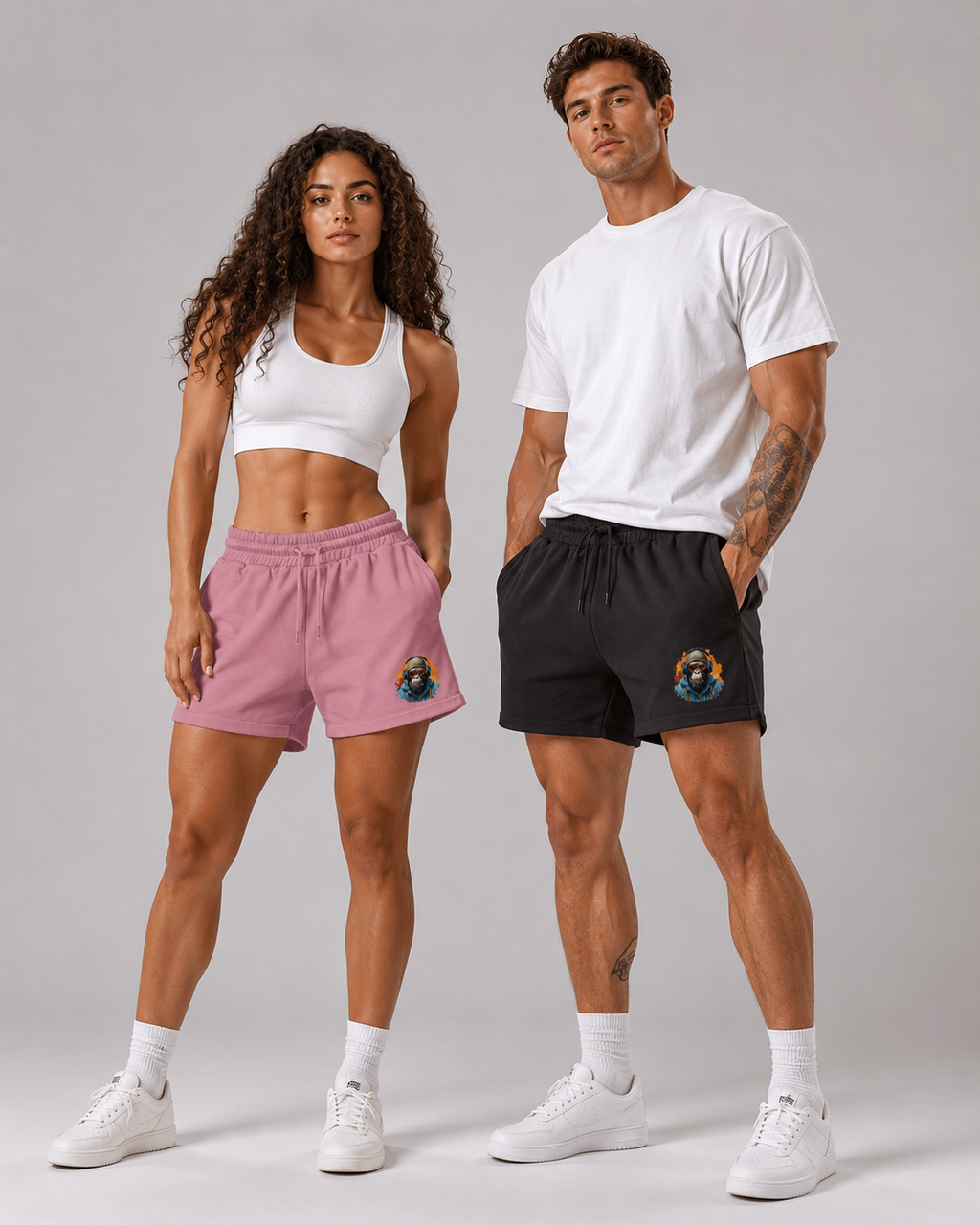 Monke!! Terry Shorts