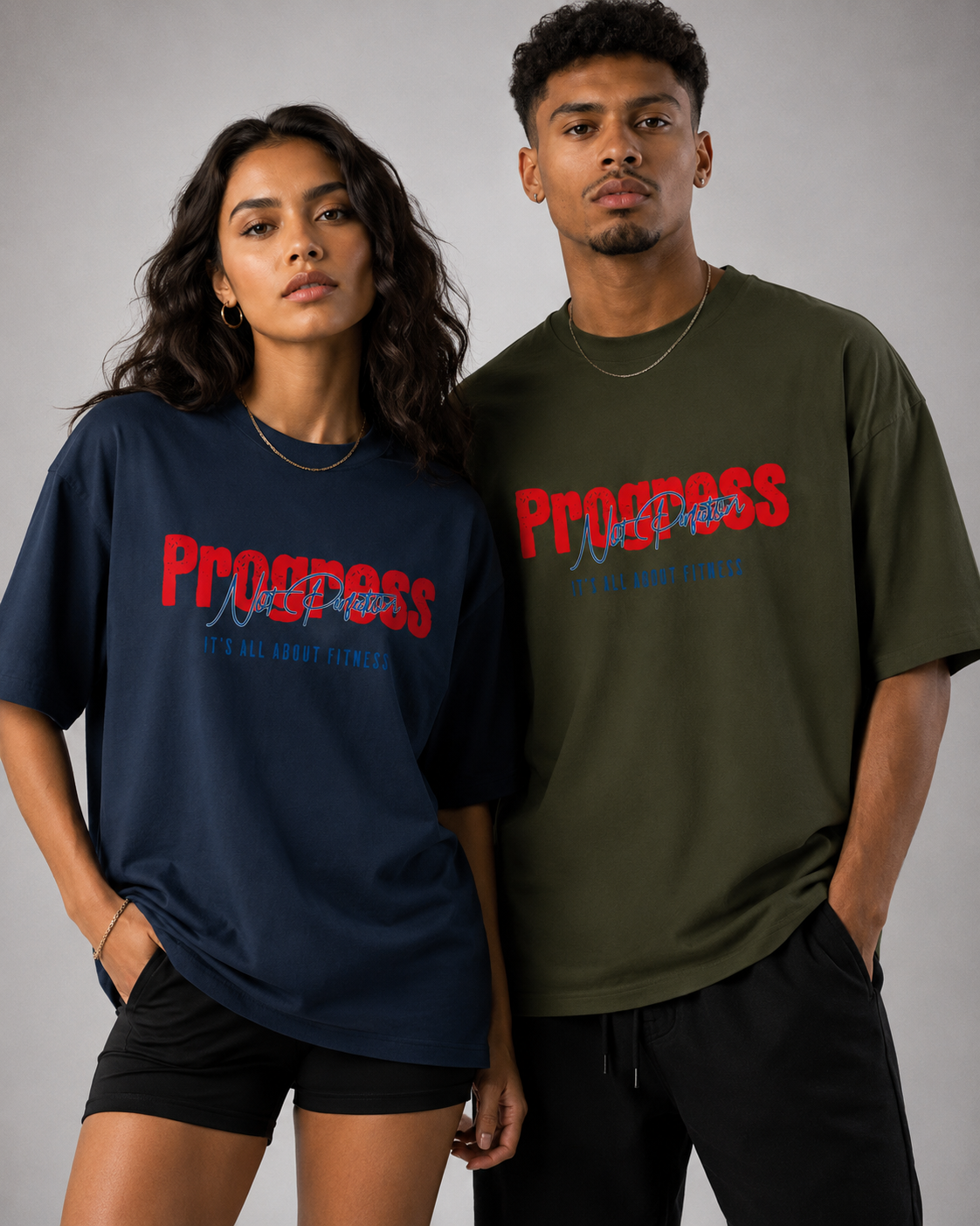 All about Fitness, Unisex Oversized T-Shirt