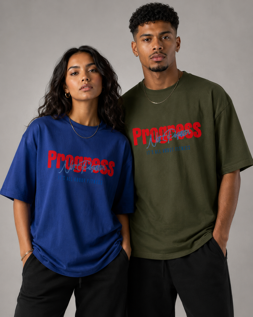 All about Fitness, Unisex Oversized T-Shirt