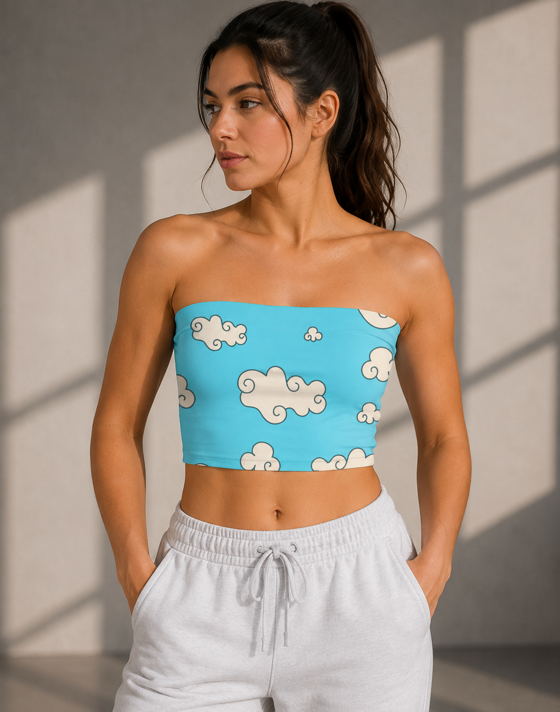 Clouds Tube Top