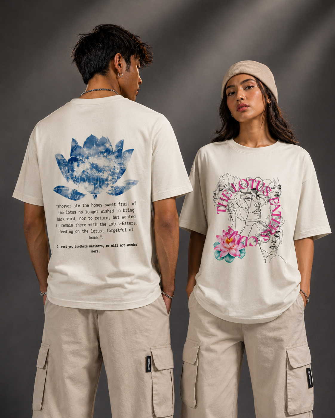 Lotus Eaters Club, Unisex Oversized Classic T-Shirt