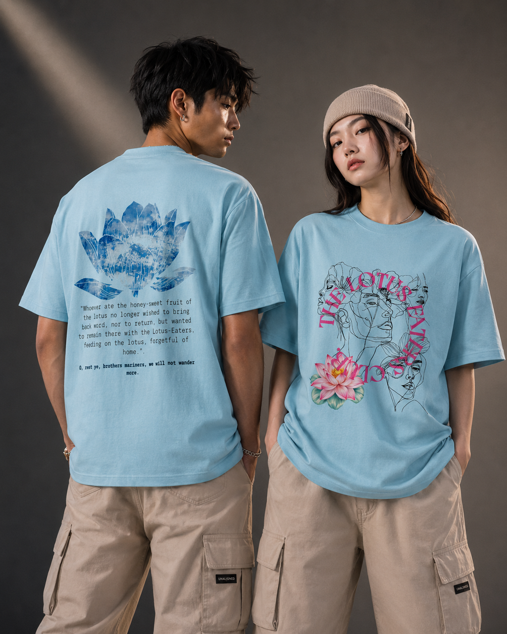 Lotus Eaters Club, Unisex Oversized Classic T-Shirt