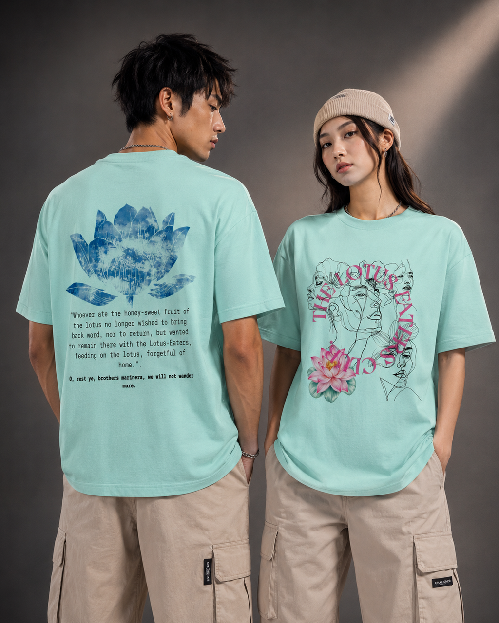 Lotus Eaters Club, Unisex Oversized Classic T-Shirt