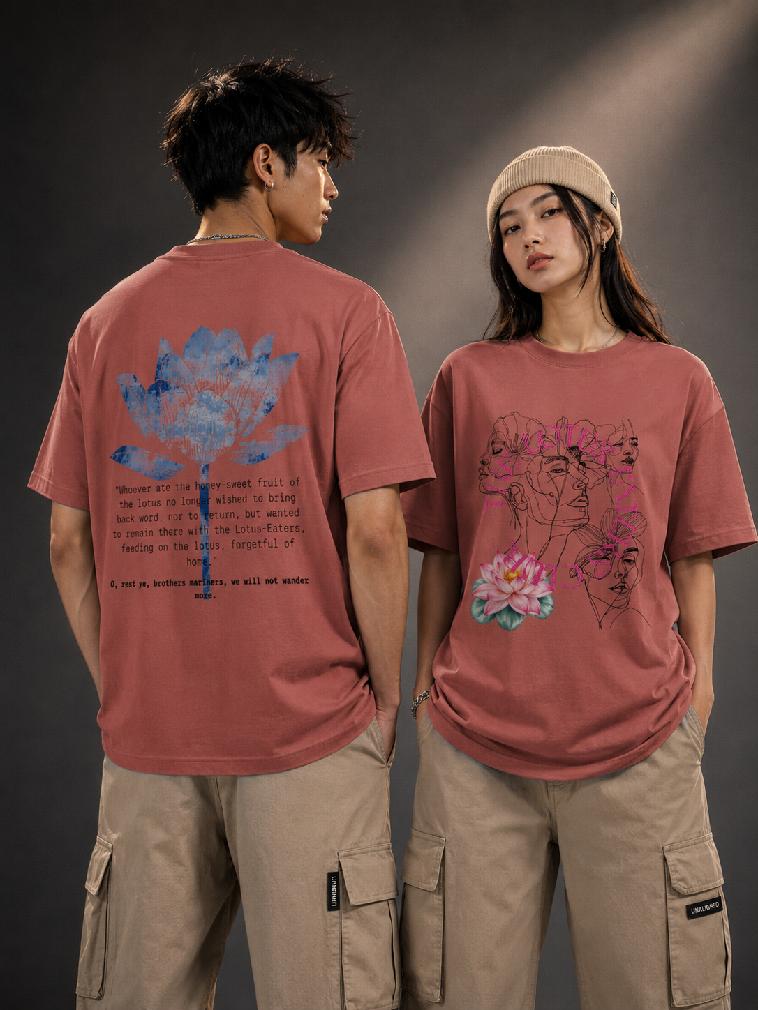 Lotus Eaters Club, Unisex Oversized Classic T-Shirt