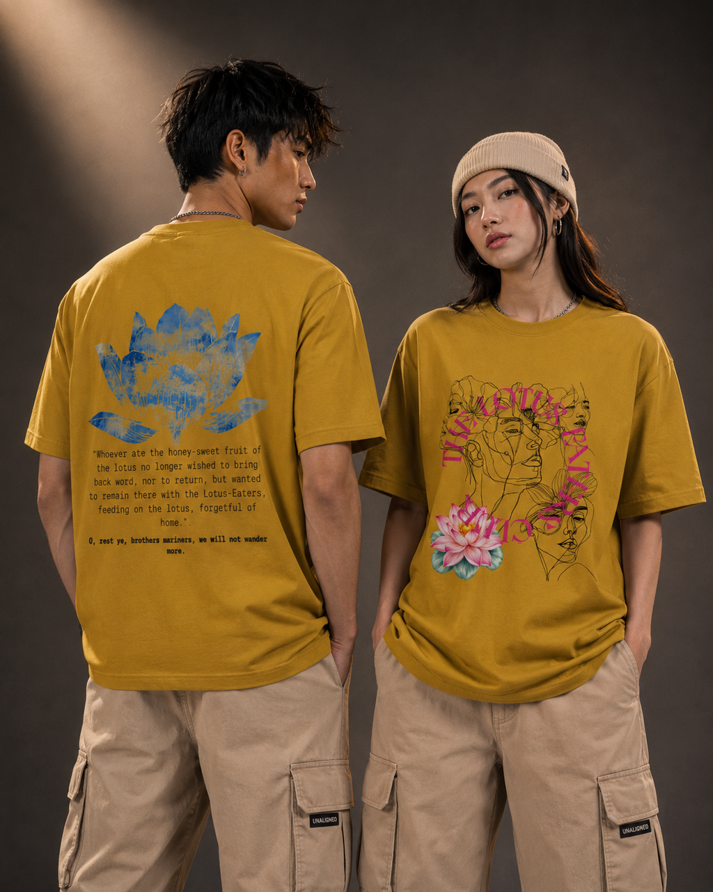 Lotus Eaters Club, Unisex Oversized Classic T-Shirt