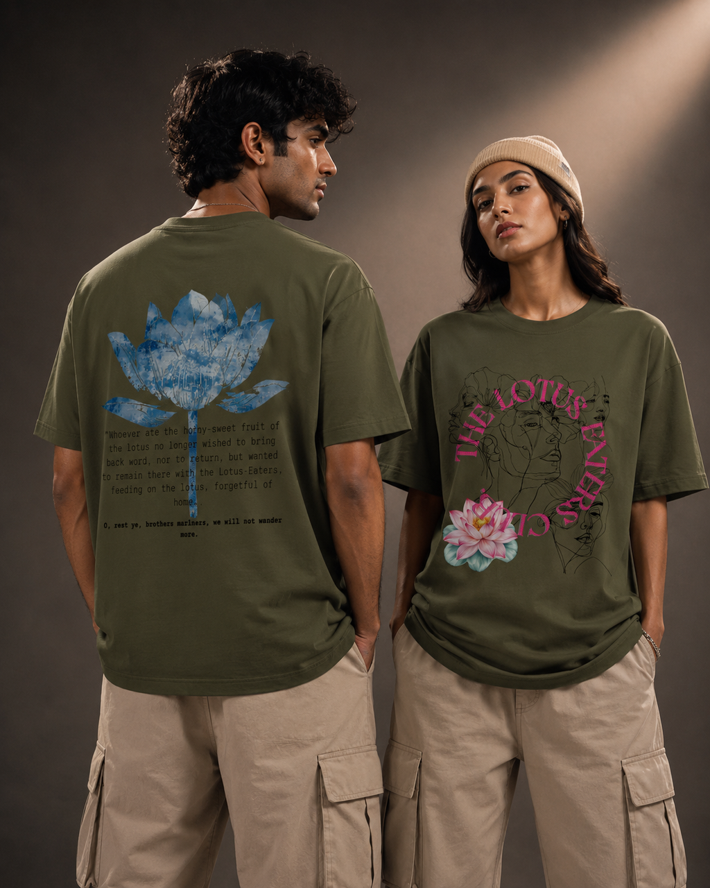 Lotus Eaters Club, Unisex Oversized Classic T-Shirt
