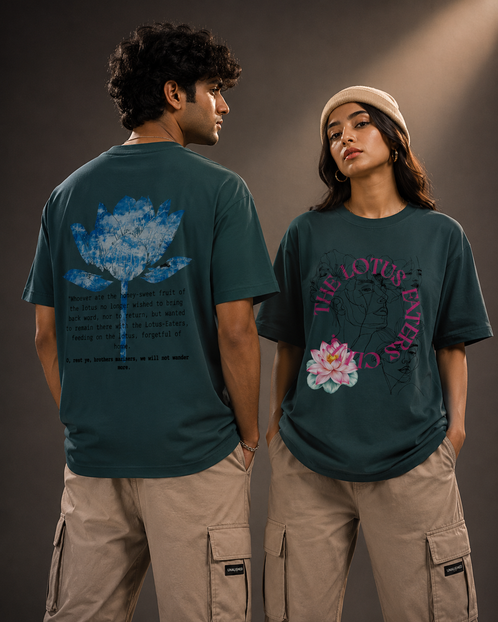 Lotus Eaters Club, Unisex Oversized Classic T-Shirt