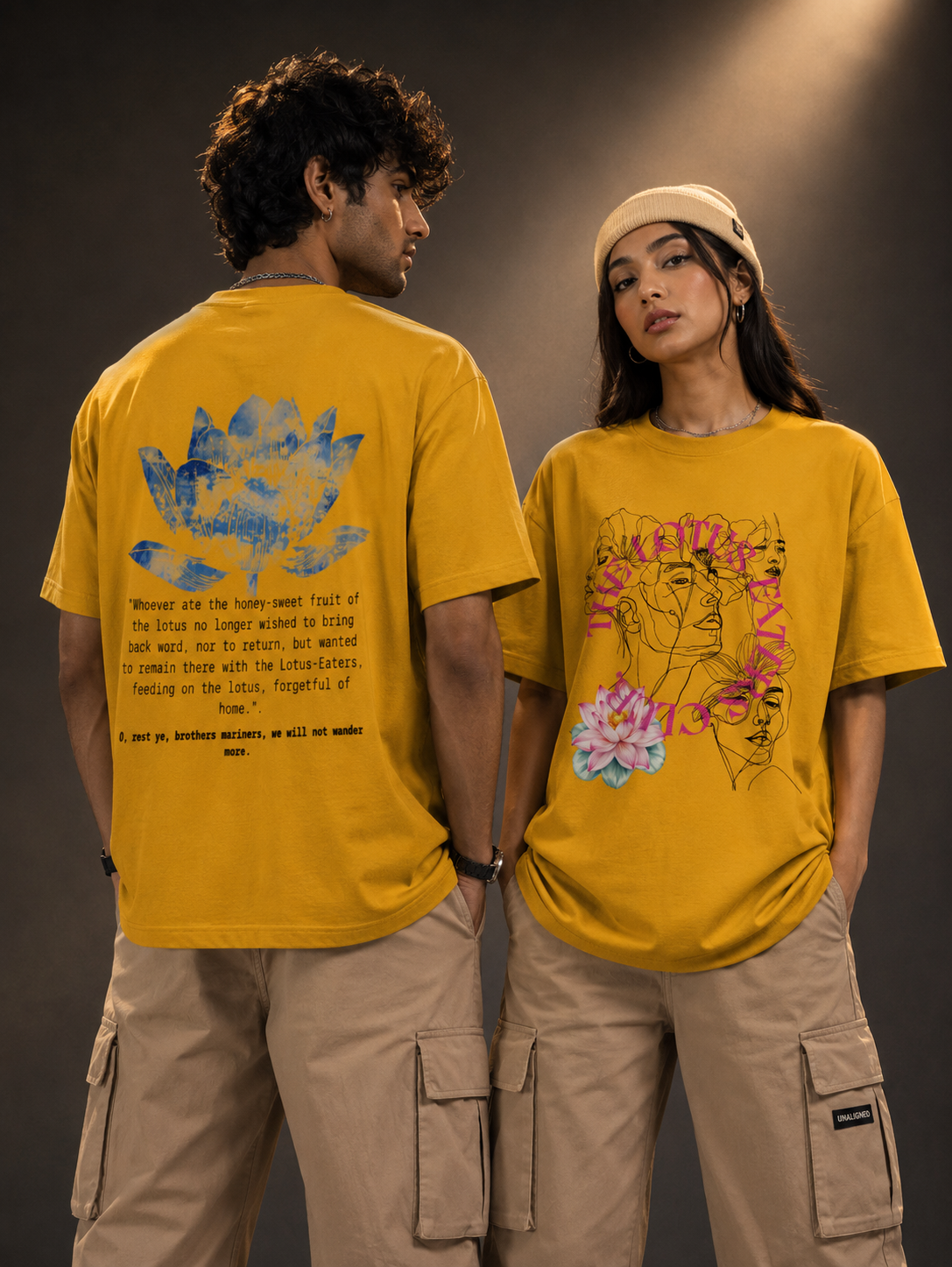 Lotus Eaters Club, Unisex Oversized Classic T-Shirt