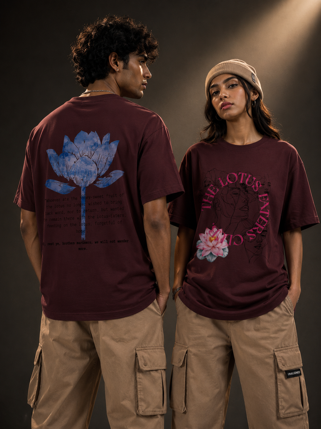 Lotus Eaters Club, Unisex Oversized Classic T-Shirt