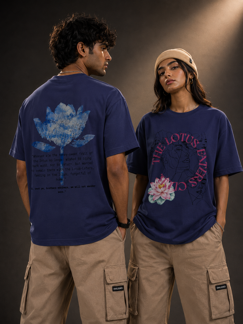 Lotus Eaters Club, Unisex Oversized Classic T-Shirt
