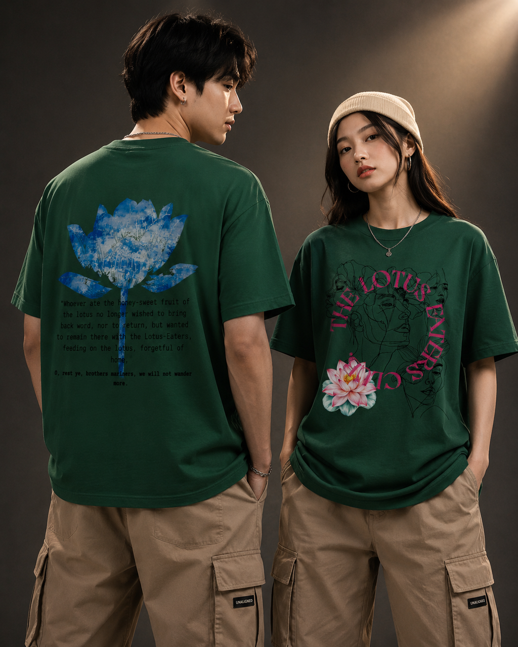 Lotus Eaters Club, Unisex Oversized Classic T-Shirt