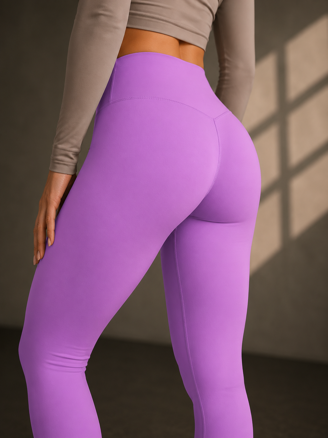Lilac Gym Leggings