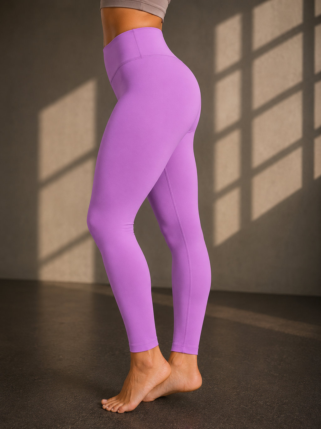 Lilac Gym Leggings