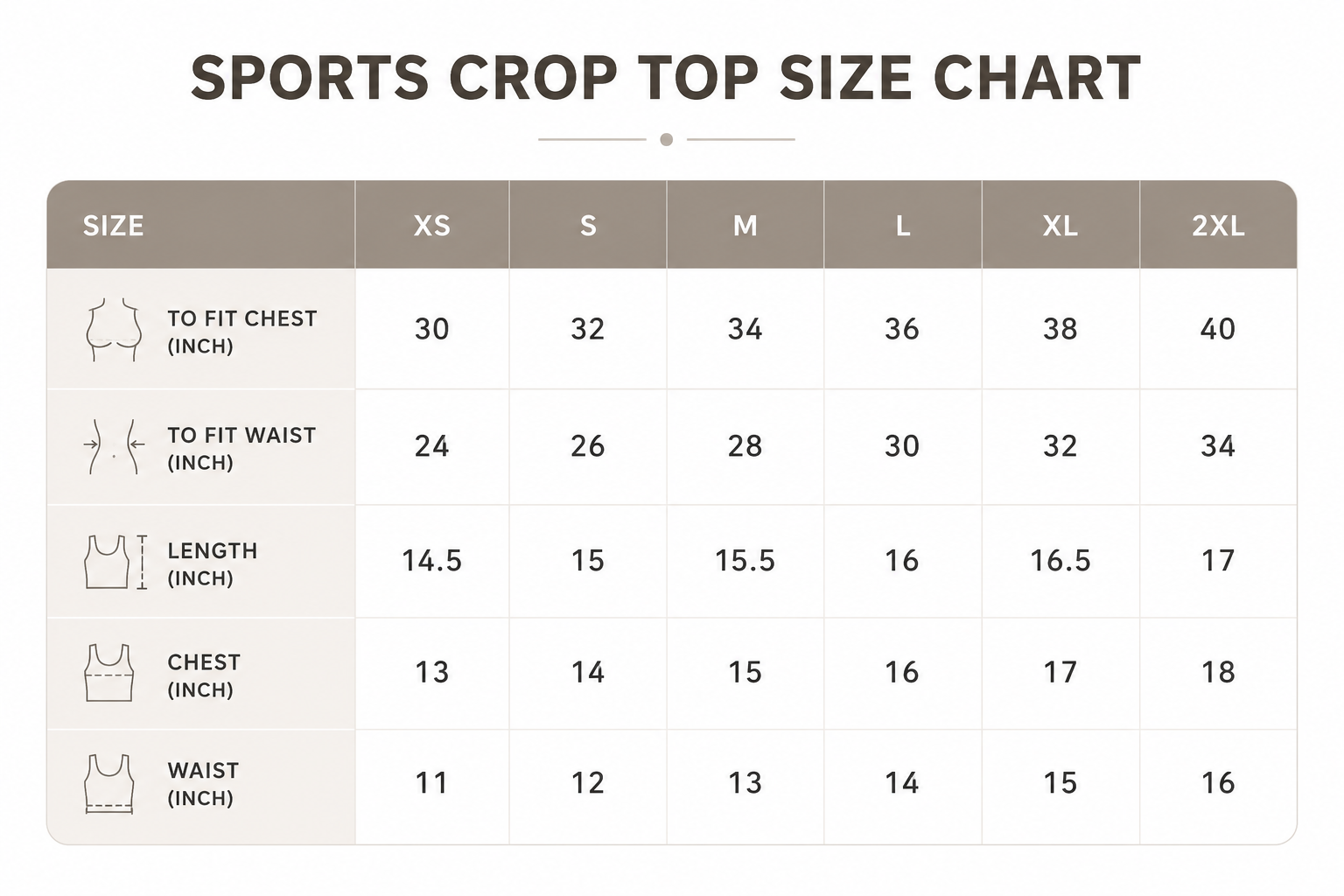 Brown Dots Sports Crop Top